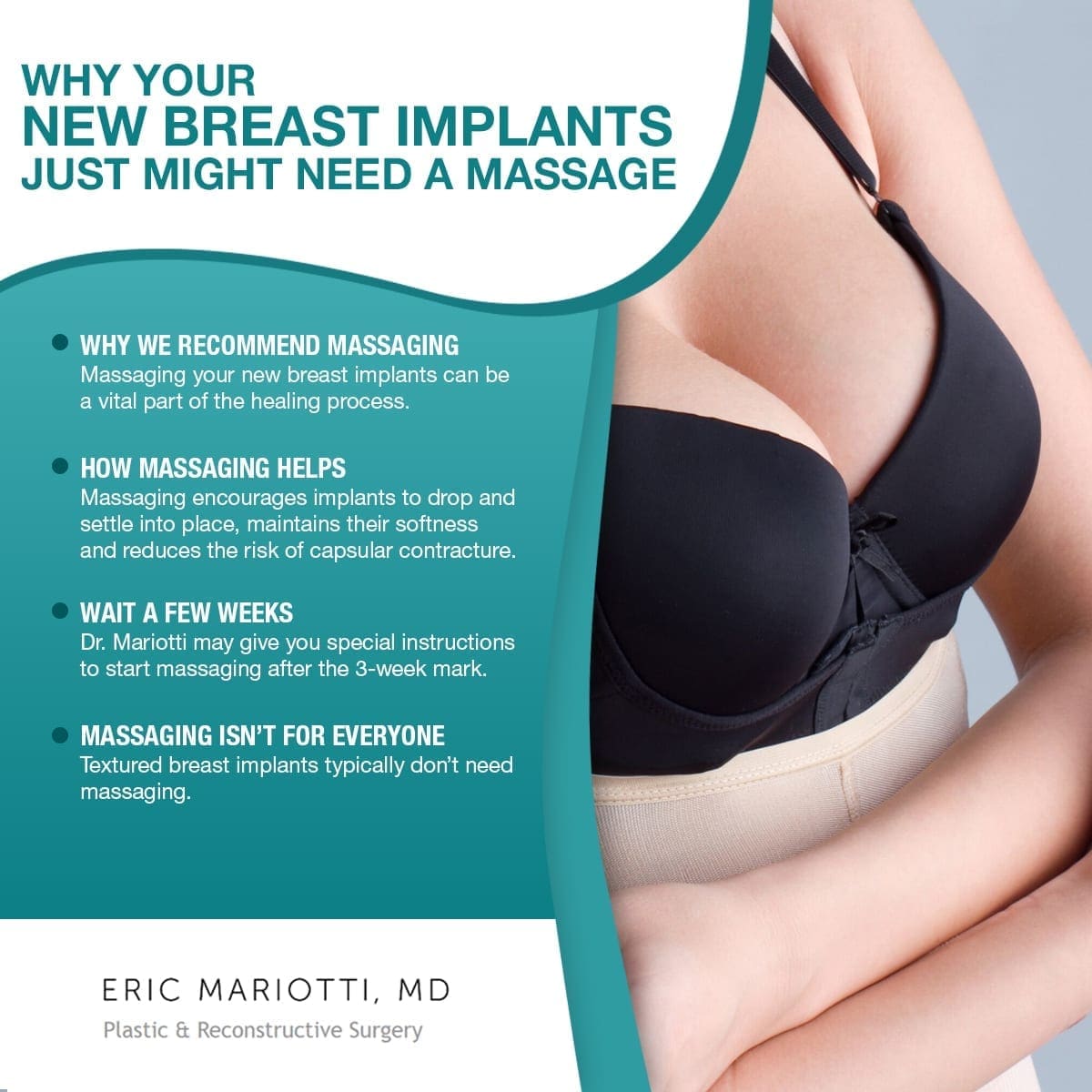 Why Your New Breast Implants Just Might Need a Massage [Infographic] img 1