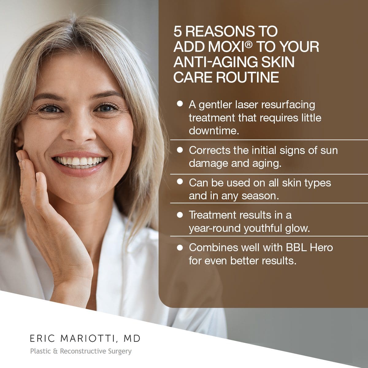 5 Reasons to Add MOXI® to Your Anti-Aging Skin Care Routine [Infographic]